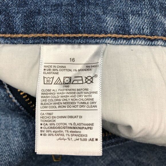 Old Navy boyfriend cropped denim size 16 - Picture 4 of 8